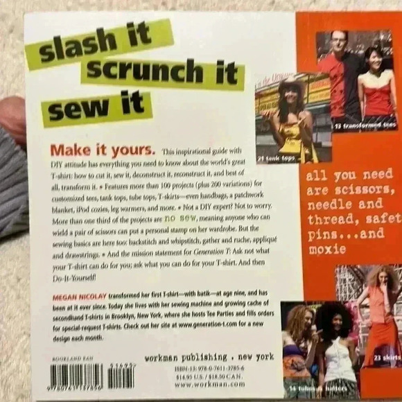 Book Generation T 108 Ways to Transform a T-Shirt - Picture 2 of 4